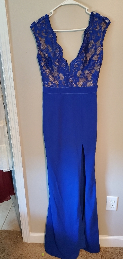 Blue gown